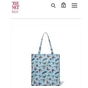 The Met Kesi Butterflies Packable Tote NWT